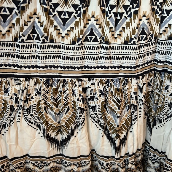 Hale Bob Geometric Print Halter Dress - Picture 5 of 9